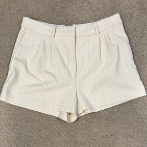 Elegant Cream Women's Shorts